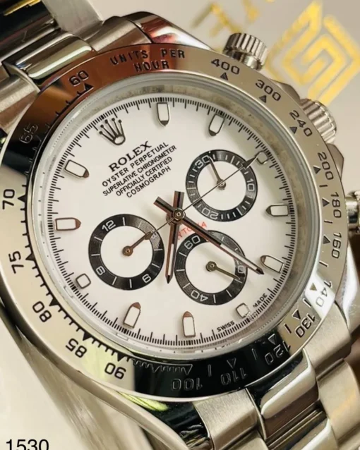 Men,Watches Rolex watches DAYTONA-M/SILVER X WHITE Rolex