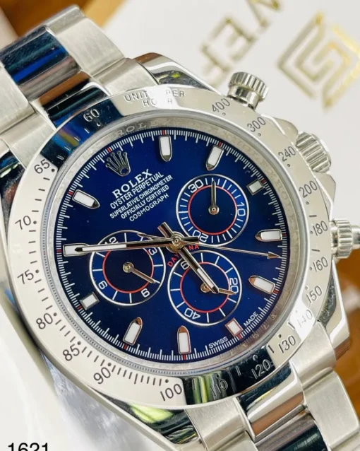 Men,Watches Rolex watches DAYTONA-M/SILVER X BLUE Rolex
