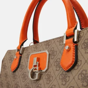 Bags,Leather,Women Guess bags ALISA GIRLFRIEND SATCHEL - Handbag GU151H38Z-B11 ORANGE Guess