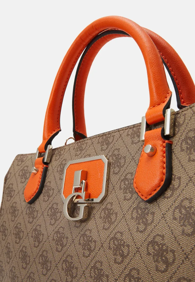 Bags,Leather,Women Guess bags ALISA GIRLFRIEND SATCHEL - Handbag GU151H38Z-B11 ORANGE Guess