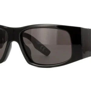 Men,Sunglasses Balenciaga sunglasses BB0100S 001/BLACK X WHITE ARM Balenciaga
