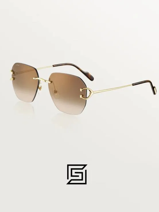 Men,Sunglasses sunglasses CARTIER CT0396 006/GOLD X HONEY Cartier
