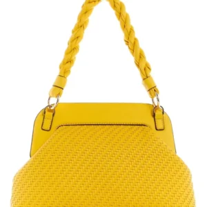 Bags,Leather,Women bags GUESS Hassie Soho Satchel Lemon yellow VG839706 Guess