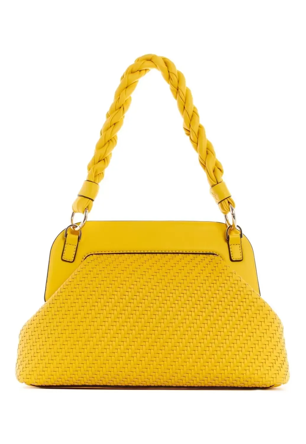 Bags,Leather,Women bags GUESS Hassie Soho Satchel Lemon yellow VG839706 Guess