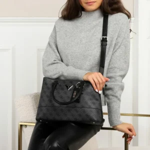 Bags,Leather,Women bags BOLSA CORDELIA LOGO LUXURY SATCHEL GUESS BG837706 GREY Guess