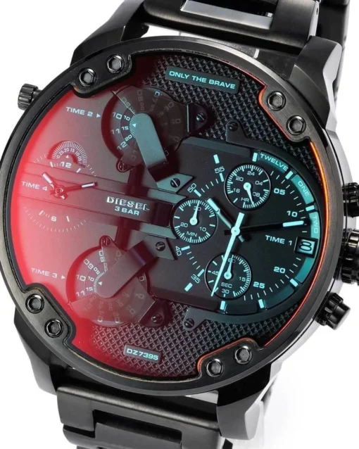 Men,Original Watches Diesel original-watches Men's Mr. Daddy 2.0 Stainless Steel Chronograph Quartz Watch DZ7395 Diesel