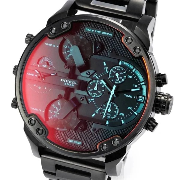 Men,Original Watches Diesel original-watches Men's Mr. Daddy 2.0 Stainless Steel Chronograph Quartz Watch DZ7395 Diesel