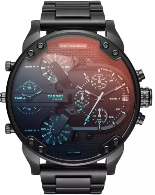Men,Original Watches Diesel original-watches Men's Mr. Daddy 2.0 Stainless Steel Chronograph Quartz Watch DZ7395 Diesel