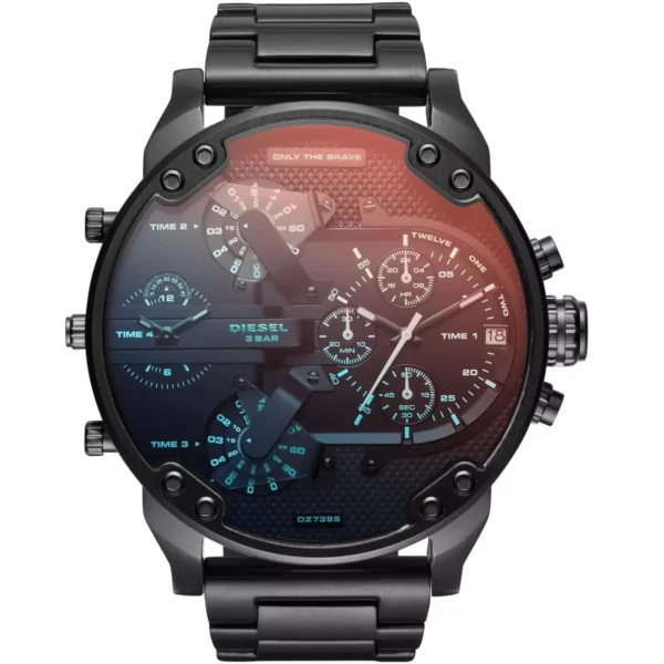 Men,Original Watches Diesel original-watches Men's Mr. Daddy 2.0 Stainless Steel Chronograph Quartz Watch DZ7395 Diesel