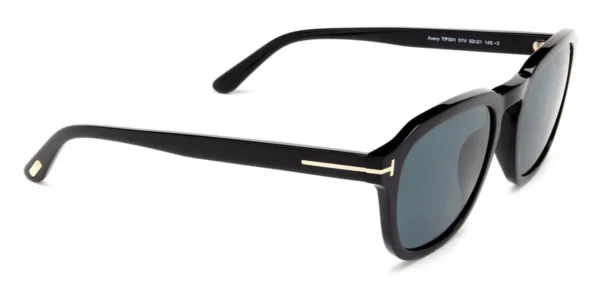 Men,Sunglasses Tom Ford sunglasses FT0931 Avery 01V 52 - Shiny Black Tom Ford