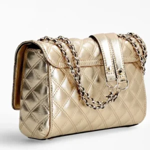 Bags,Leather,Women bags Guess Cessily Shoulder Bag and Trotter Verne Gold HWMG7679210 GOL Guess