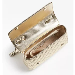 Bags,Leather,Women bags Guess Cessily Shoulder Bag and Trotter Verne Gold HWMG7679210 GOL Guess