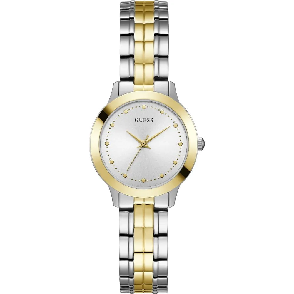 Original Watches,Women Guess original-watches chelsea-quartz-silver-dial-ladies-two-tone-watch-w0989l8 Guess