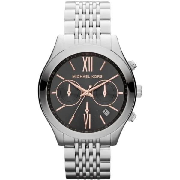 Watches,Women Michael Kors watches Brookton For Women Gray Dial Stainless Steel Band Chronograph Watch - MK5761 Michael Kors
