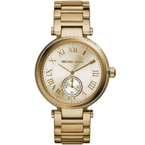 Original Watches,Women Michael Kors original-watches Skylar Champagne Dial Gold-tone Ladies Watch - MK5867 Michael Kors