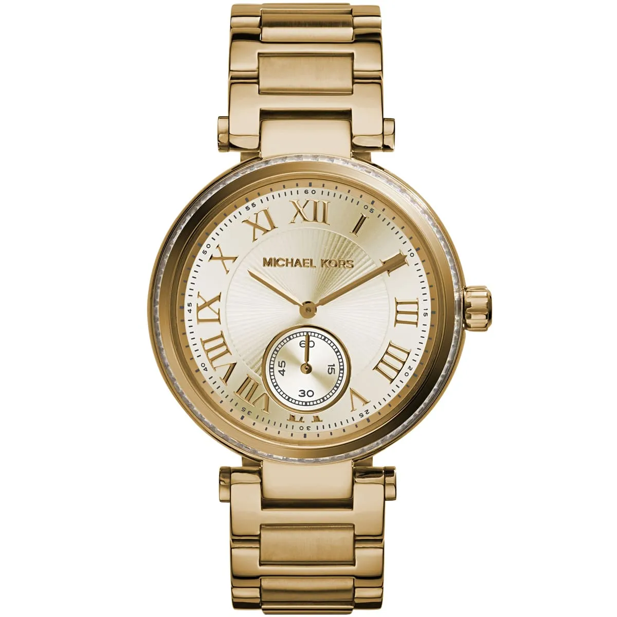 Original Watches,Women Michael Kors original-watches Skylar Champagne Dial Gold-tone Ladies Watch - MK5867 Michael Kors