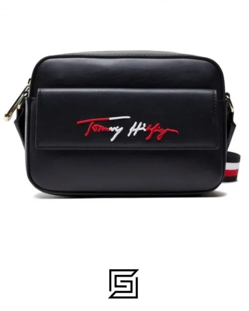 Bags,Leather,Women leather DARK BLUE TOMMY HILFIGER BAG DW5 DESERT SKY AW0AW11073 Tommy Hilfiger