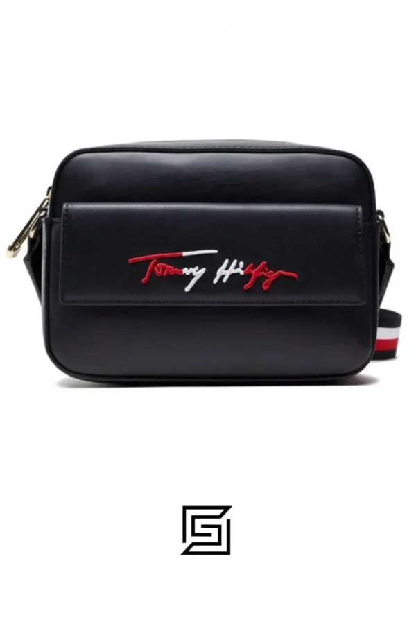 Bags,Leather,Women leather DARK BLUE TOMMY HILFIGER BAG DW5 DESERT SKY AW0AW11073 Tommy Hilfiger