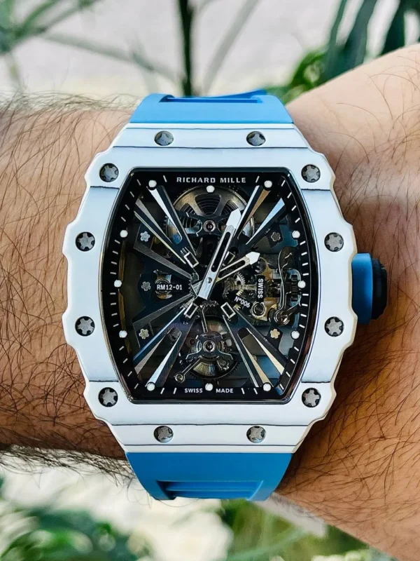 Men,Watches Richard Mille watches RM12-01 CA-FQ LIMITED EDITION RAFAEL NADAL BLUE Richard Mille