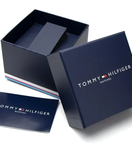 Men,Original Watches Tommy Hilfiger original-watches Men's Black Dial Silicone Band Watch - 1791145 Tommy Hilfiger