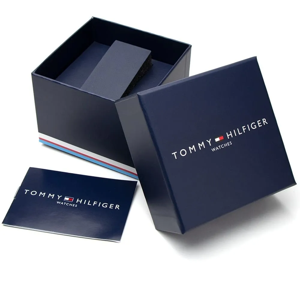 Men,Original Watches Tommy Hilfiger original-watches Men's Black Dial Silicone Band Watch - 1791145 Tommy Hilfiger