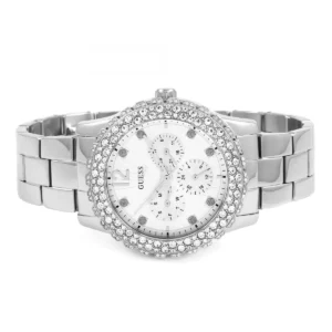Original Watches,Women Guess original-watches w0335l1-womens-watch-analogue-quartz-silver-dial-silver-steel-strap Guess