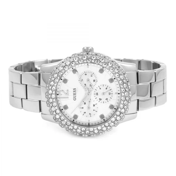 Original Watches,Women Guess original-watches w0335l1-womens-watch-analogue-quartz-silver-dial-silver-steel-strap Guess
