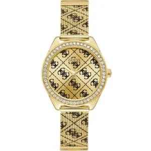 Original Watches,Women Guess original-watches 36.5 mm Claudia W1279L2, Gold/Champagne/Gold, One Size, Bracelet Guess