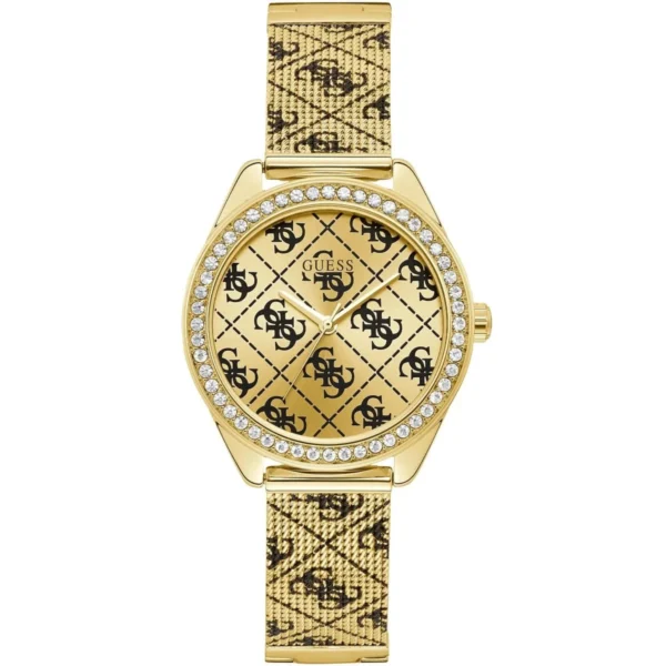 Original Watches,Women Guess original-watches 36.5 mm Claudia W1279L2, Gold/Champagne/Gold, One Size, Bracelet Guess