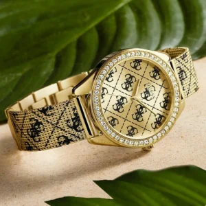 Original Watches,Women Guess original-watches 36.5 mm Claudia W1279L2, Gold/Champagne/Gold, One Size, Bracelet Guess
