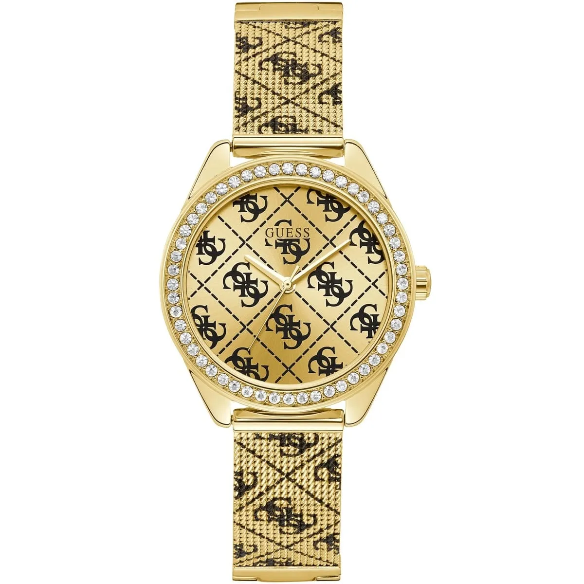 Original Watches,Women Guess original-watches 36.5 mm Claudia W1279L2, Gold/Champagne/Gold, One Size, Bracelet Guess