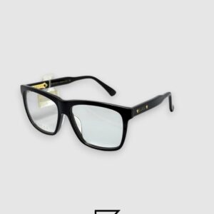 Gucci GG0268 Optical Glasses -  Black Frame with Gold Logo - Image 1