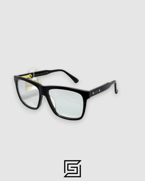 Gucci GG0268 Optical Glasses -  Black Frame with Gold Logo