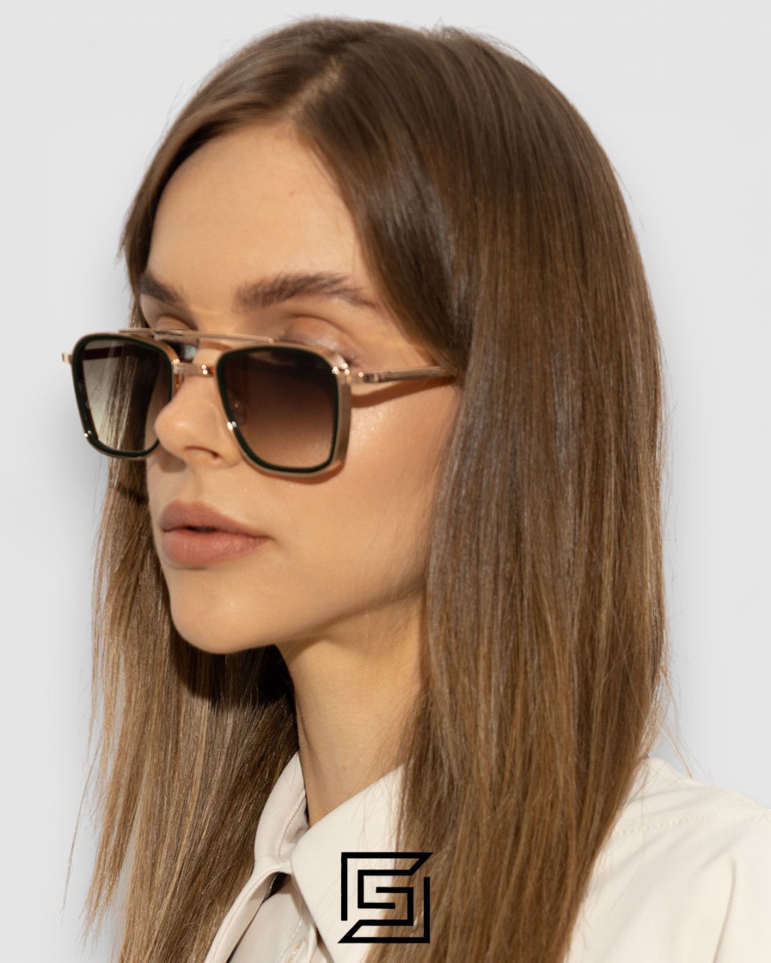 John Dalia BARD C301 Grey Lenses and Black Frame Sunglasses - Image 7