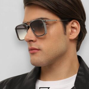 John Dalia BARD C301 Grey Lenses and Black Frame Sunglasses - Image 4