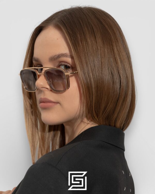 John Dalia BARD C301 Grey Lenses and Black Frame Sunglasses
