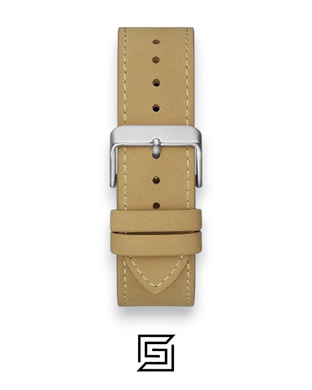 GUESS MEN SILVER TONE Analog  Suede strap Watch GW0262G1 - Image 3