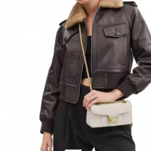 Bags,Leather,Women Coach leather Tabby Crossbody Wristlet With Pillow Quilting CP018 Coach
