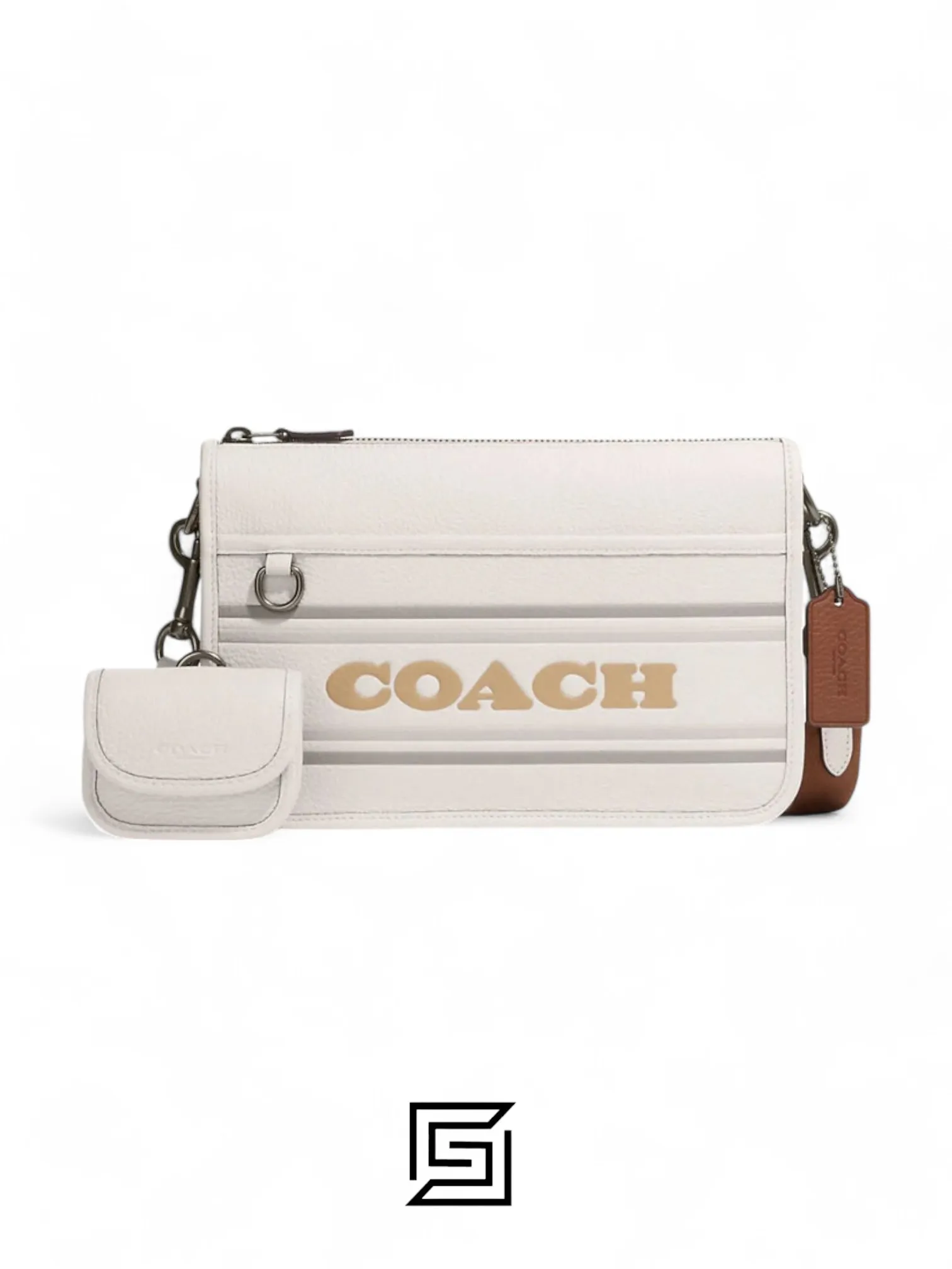 Bags,Leather,Men,Women leather Heritage Convertible Crossbody With Coach Stripe CG998 Coach