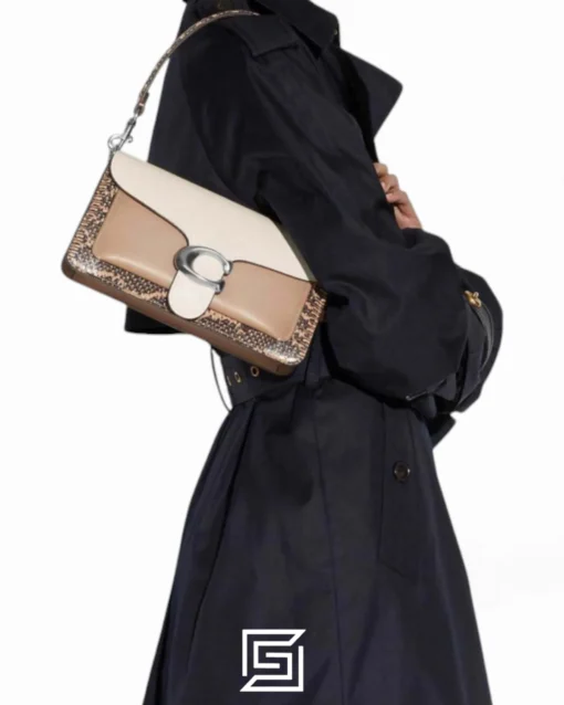 Bags,Leather,Women Coach Tabby 26 Leather & Snakeskin Shoulder Bag Style No.39972 Coach