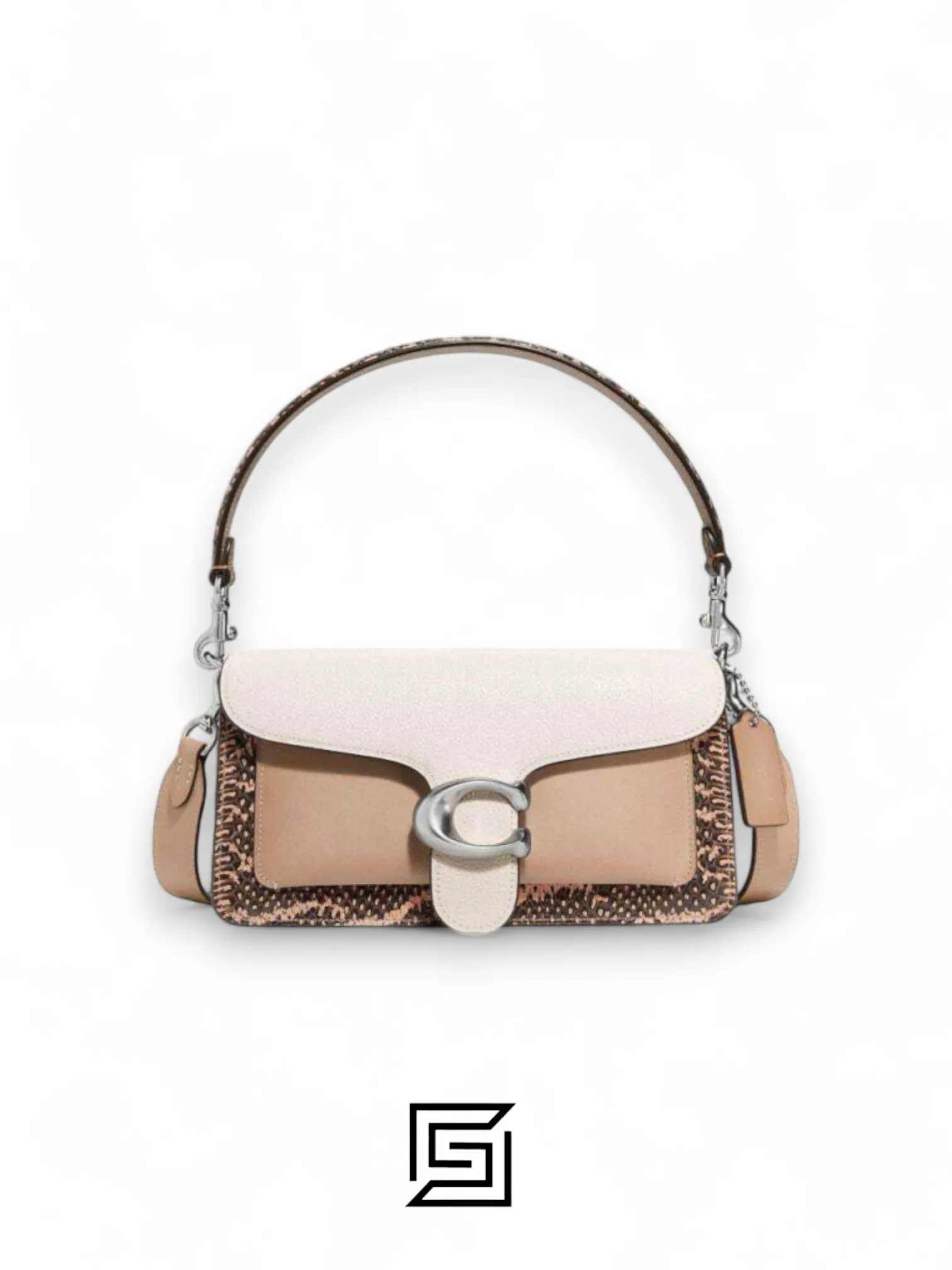 Bags,Leather,Women Coach Tabby 26 Leather & Snakeskin Shoulder Bag Style No.39972 Coach