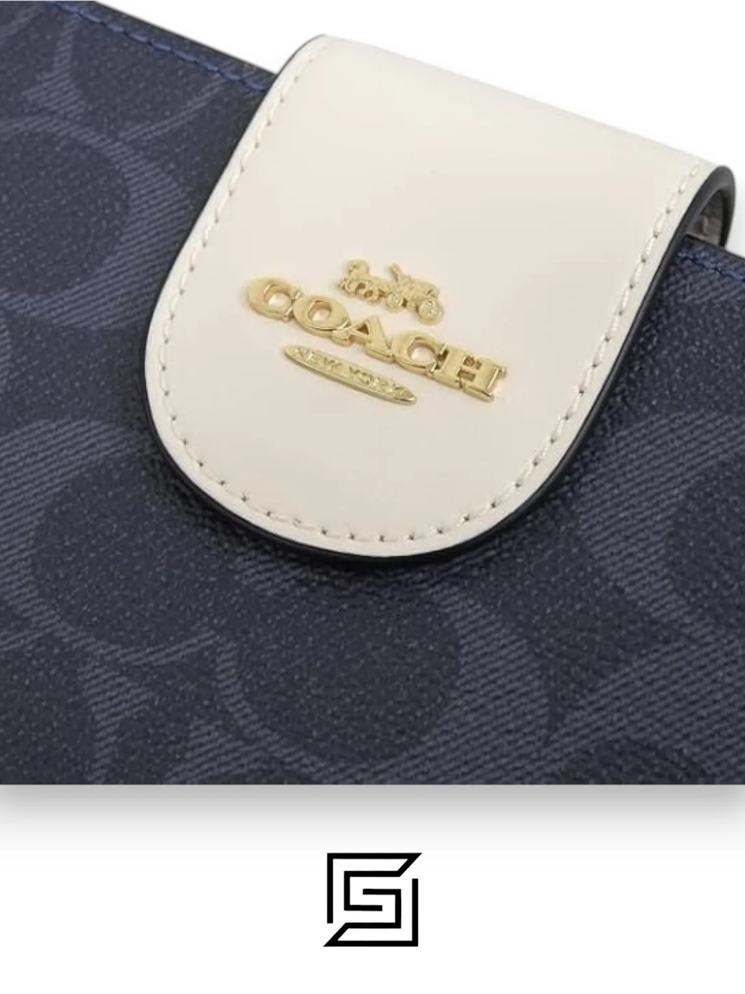 Leather,Wallets,Women Phone Wallet In Colorblock Signature Grey x White Style No. C2874 Coach