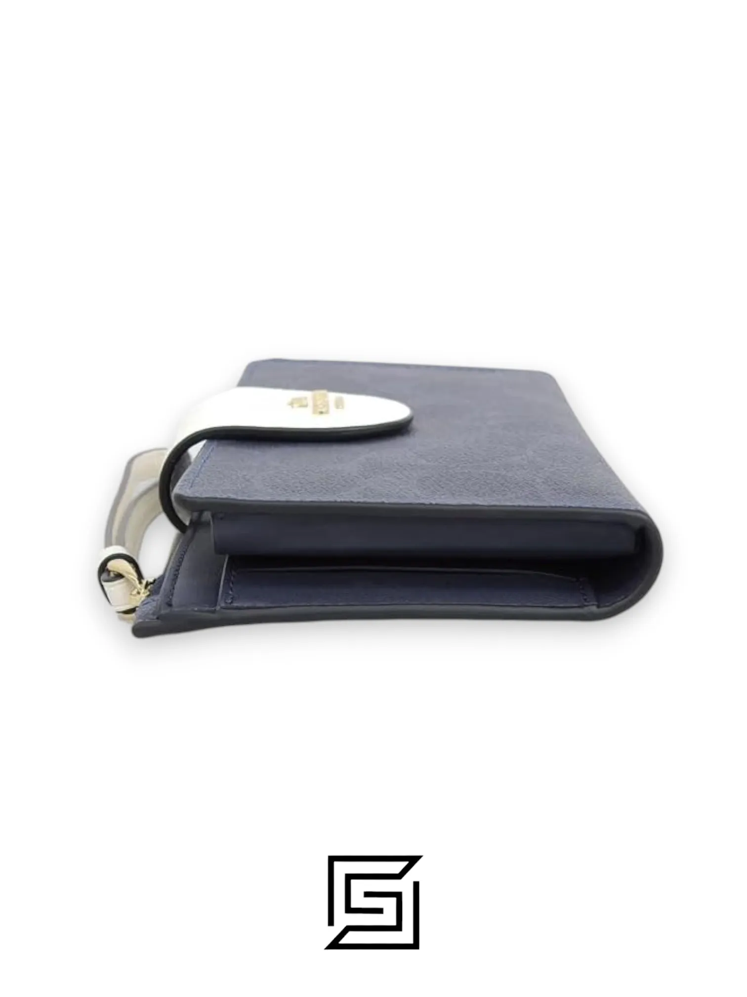 Leather,Wallets,Women Phone Wallet In Colorblock Signature Grey x White Style No. C2874 Coach