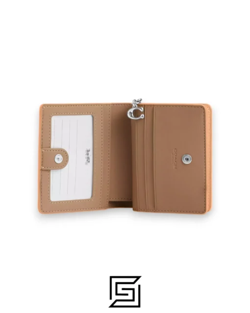 Leather,Wallets,Women Snap Wallet In Signature Jacquard CT980 Coach