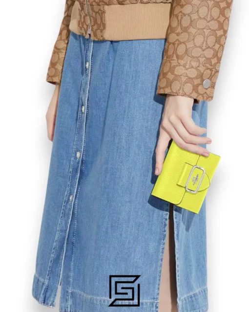 Leather,Wallets,Women Small Morgan Wallet Style No. CF473 Green Coach