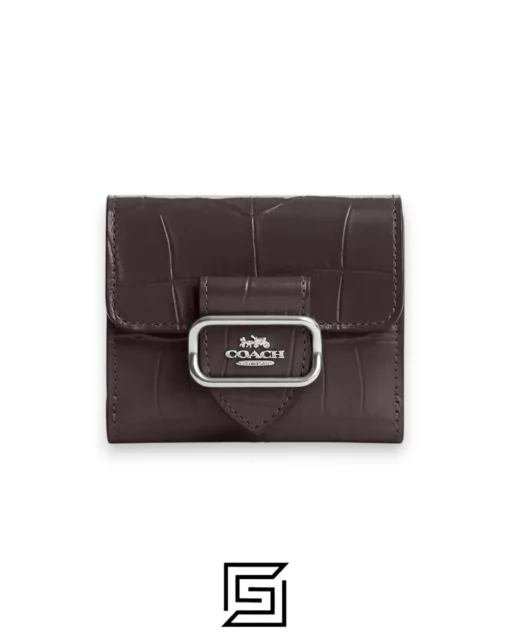 Leather,Wallets,Women Small Morgan Wallet Style No. CM263 Brown Coach