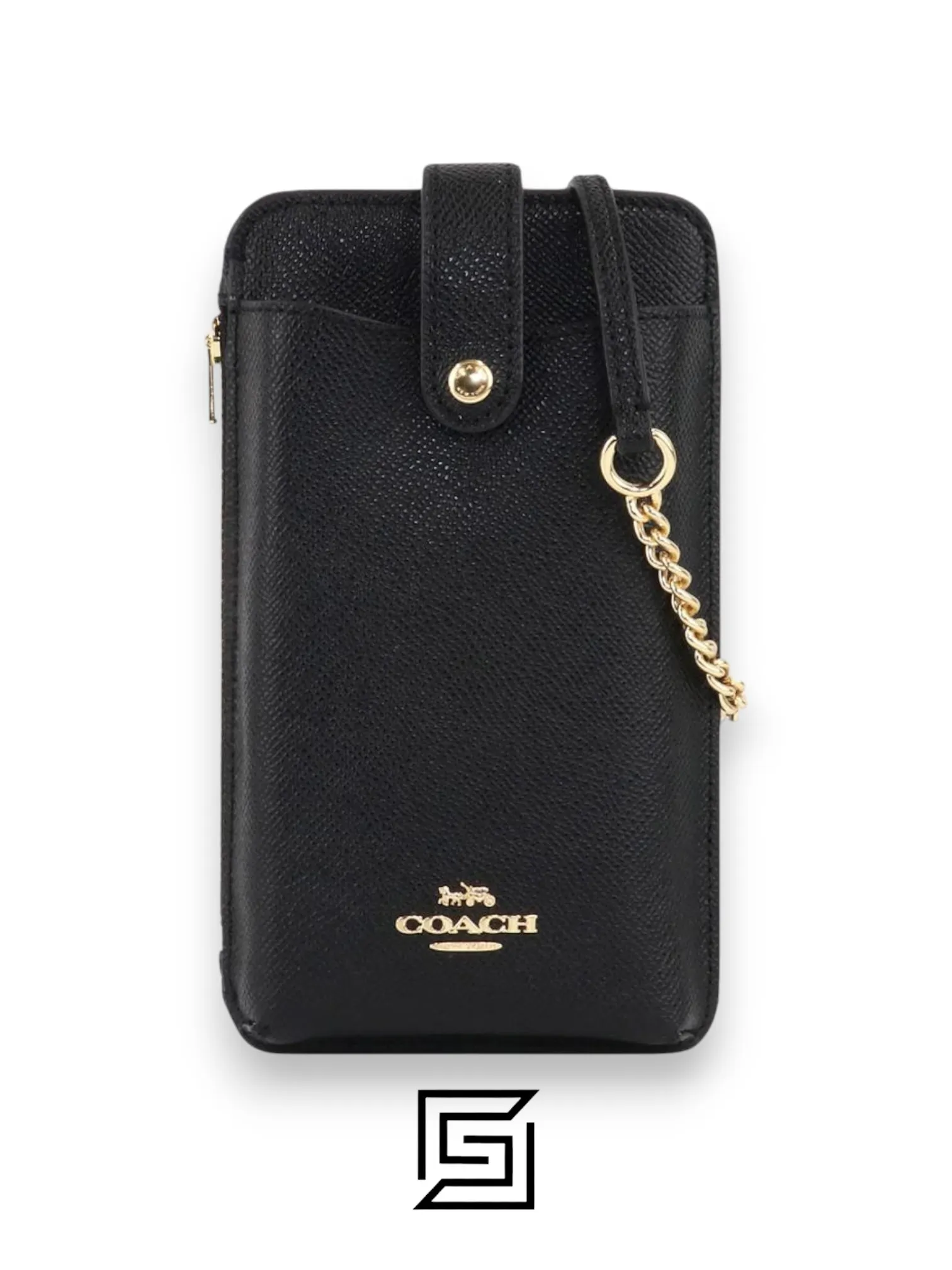Leather,Wallets,Women Phone Crossbody Style Number C6884 Black Coach