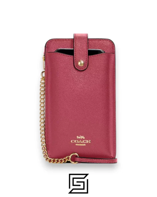 Leather,Wallets,Women Phone Crossbody Style Number C6884 Pink Coach