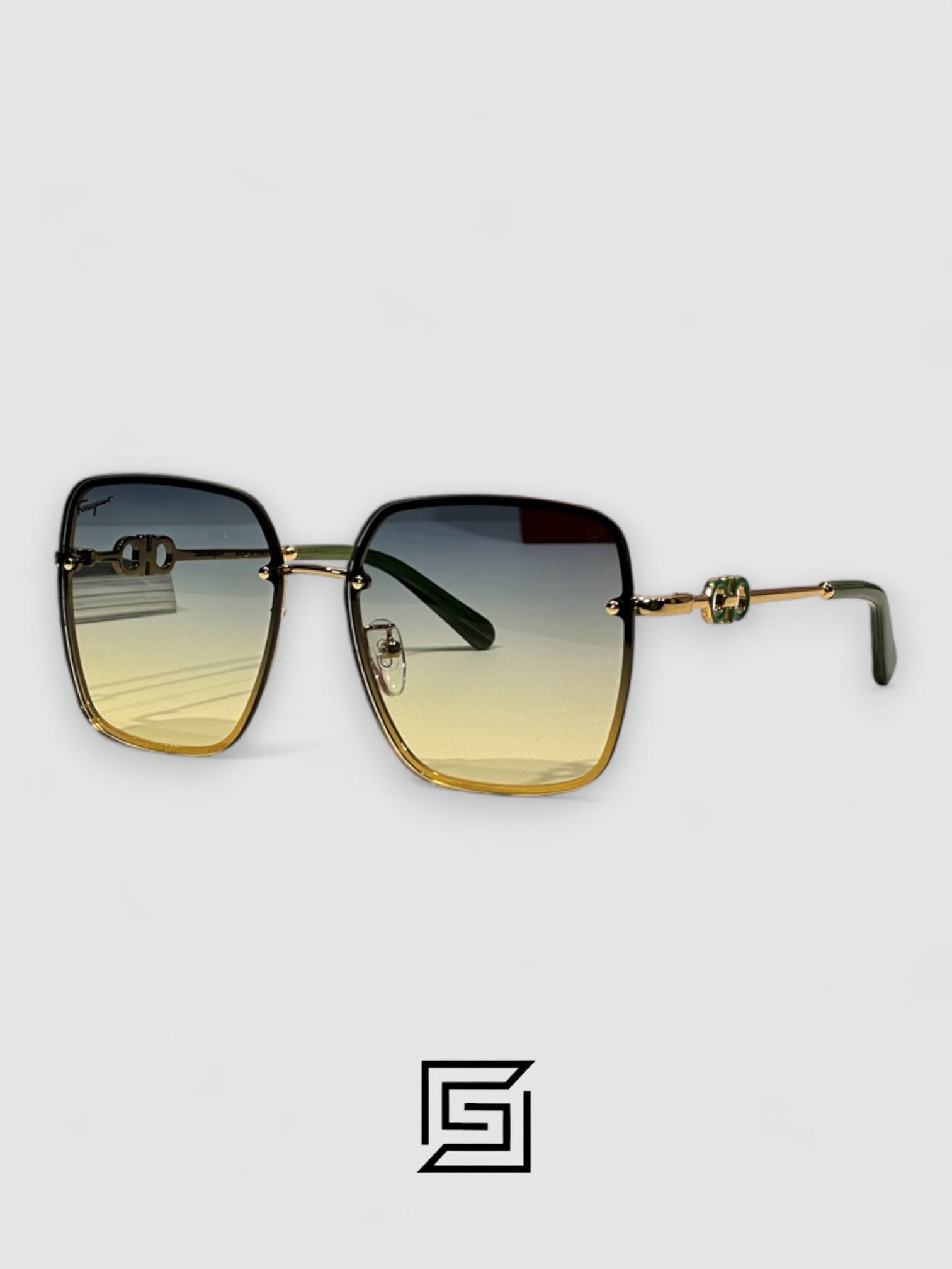 Sunglasses,Women Salvatore Ferragamo Sunglasses women SF243/GREEN - LIGHT GREEN Ferragamo
