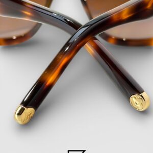 Louis Vuitton Z1524E Tiger Brown Frame with Honey Lenses - Image 6